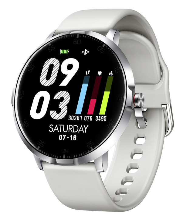 - Smartwatch Emporia Watchbasic für Erreichbarkeit und Sicherheit am Handgelenk, in Farbe SILBER
