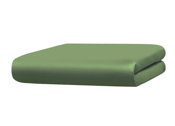 Spannbetttücher - Spannbetttücher aus hochwertiger Microfaser-Qualität, in Größe 133 (2 Spannbetttücher, 100/200 cm) bis 138 (1 Spannbetttuch, 180/200 cm), in Farbe TANNE Ansicht 1