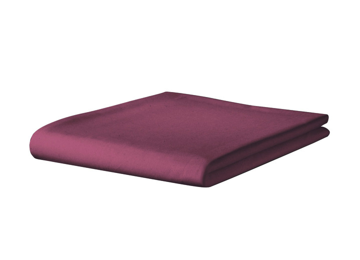 Spannbetttücher - Atmungsaktiv und hautfreundliche Betttücher und Spannbettücher, in Größe 131 (2 Betttücher, 150/ 250 cm) bis 138 (1 Spannbetttuch, 200/ 200 cm), in Farbe BORDEAUX Ansicht 1