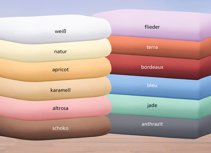 Spannbetttücher - Flauschiges Biber-Spannbetttuch, in Größe 033 (2 Spannbetttücher, 100/200 cm) bis 038 (1 Spannbetttuch, 200/200 cm), in Farbe BORDEAUX