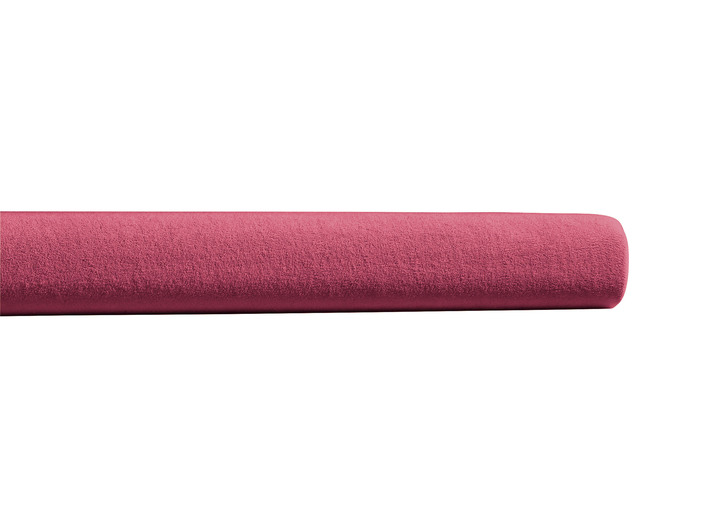 Spannbetttücher - Kuschelweiche Spannbetttücher aus hochwertigem Nicki-Velours, in Größe 133 (Spannbetttuch, 90–100/200 cm) bis 138 (Spannbetttuch, 180–200/200 cm), in Farbe BEERE Ansicht 1