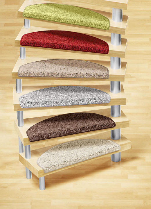 Läufer & Stufenmatten - Gekettelte Stufenmatten, in Größe 151 (Stufenmatten, 2er-Pack) bis 325 (Stufenmatten, 15er-Pack), in Farbe ROT Ansicht 1