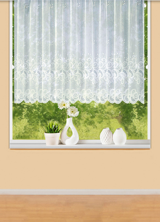 Blumenfenster-Store mit Universalschienenband - Gardinen | BADER