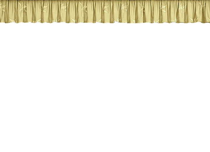 Klassisch - Herrlicher Querbehang mit Smokband, in Größe 674 (H30xB300 cm) bis 691 (H30xB900 cm), in Farbe GRÜN Ansicht 1