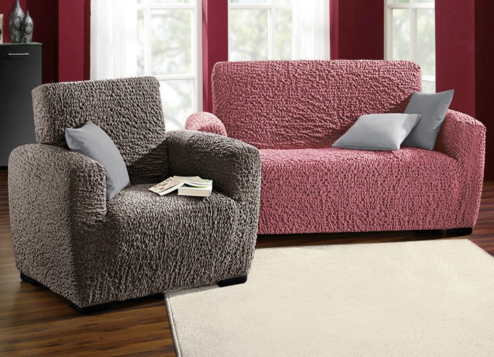 Stretchbezüge in verschiedenen Farben - Sessel- & Sofaüberwürfe | BADER