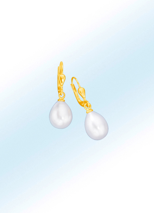 Ohrringe mit Süßwasser-Zuchtperlen - Damen-Perlenschmuck | BADER