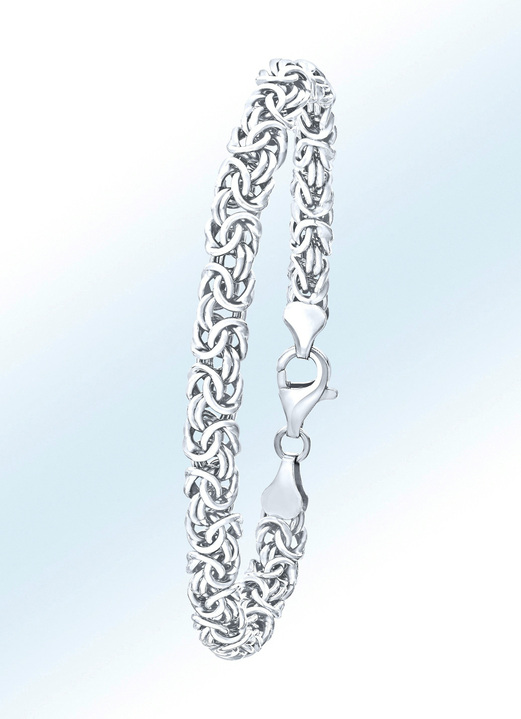 Elegantes Armband im Königsketten-Design - Damen-Silberschmuck | BADER