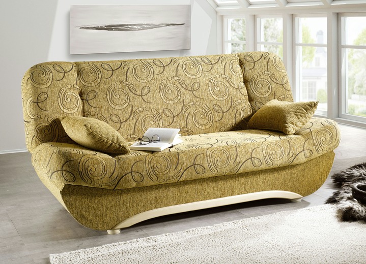Schlafsofas - Schlafsofa mit komfortabler Polsterung, in Farbe GOLD Ansicht 1