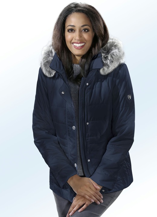 Jacken - Jacke mit abnehmbarer Kapuze, in Größe 034 bis 048, in Farbe NACHTBLAU Ansicht 1
