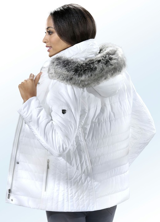 Jacken - Jacke mit abnehmbarer Kapuze, in Größe 034 bis 048, in Farbe WEISS Ansicht 1