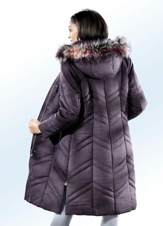 Mantel in 2 Farben aus Veloursleder-Imitat - SALE % | BADER