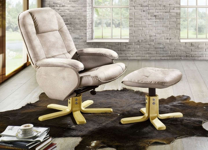 Relax-Sessel mit Hocker - Polstermöbel | BADER