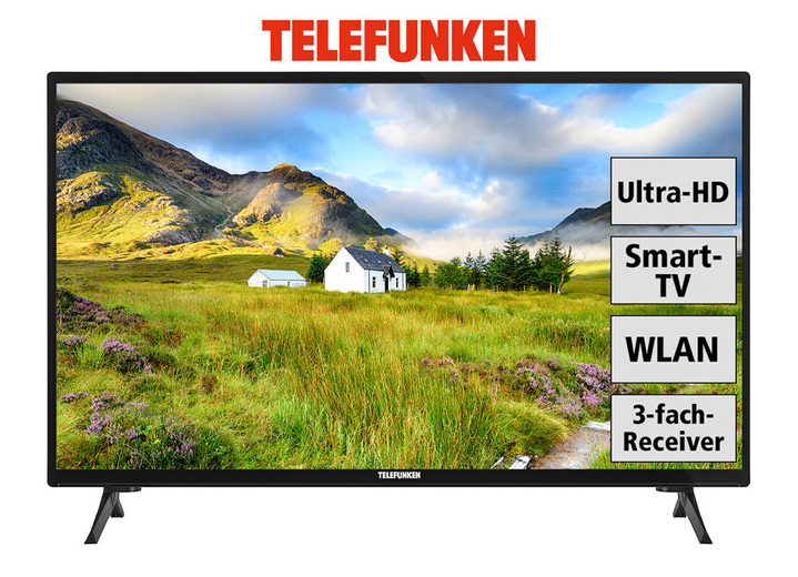 Telefunken Ultra-HD-LED-Fernseher - Fernseher | BADER