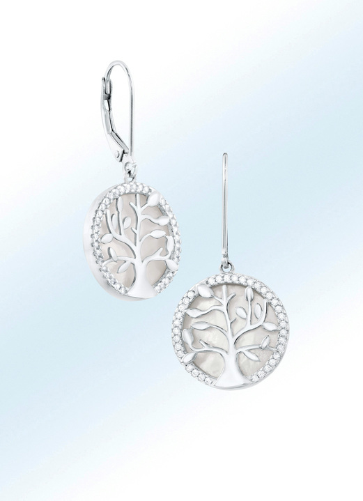 Ohrringe mit Lebensbaum - Damen-Silberschmuck | BADER
