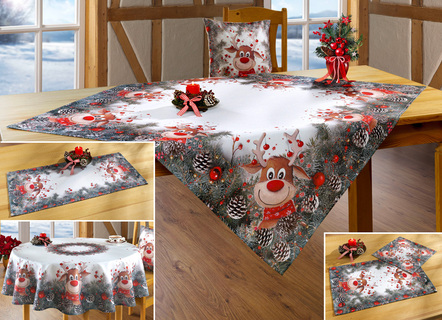 Tischdecke für den Winter 🎅🏼 – festliche Motive für Weihnachten