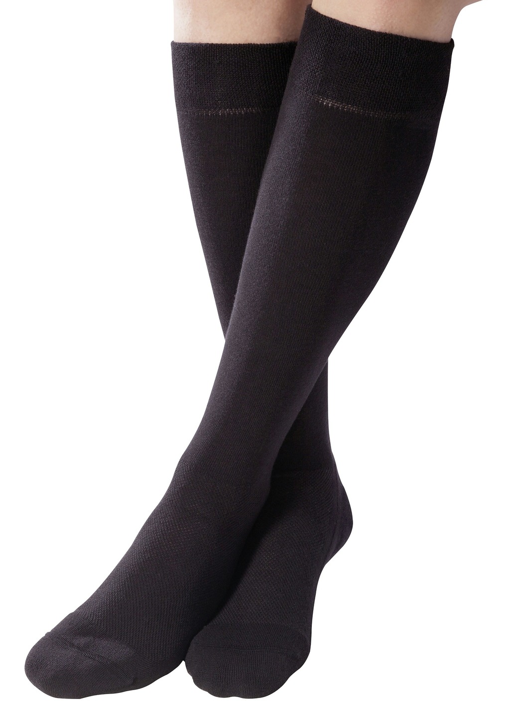 Zweierpack Komfort-Kniestrümpfe oder -Socken - Bekleidung & Strümpfe | BADER
