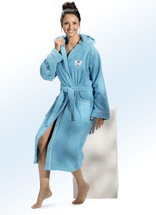Kuscheliger Bademantel für Damen aus Baumwolle: kurz & lang