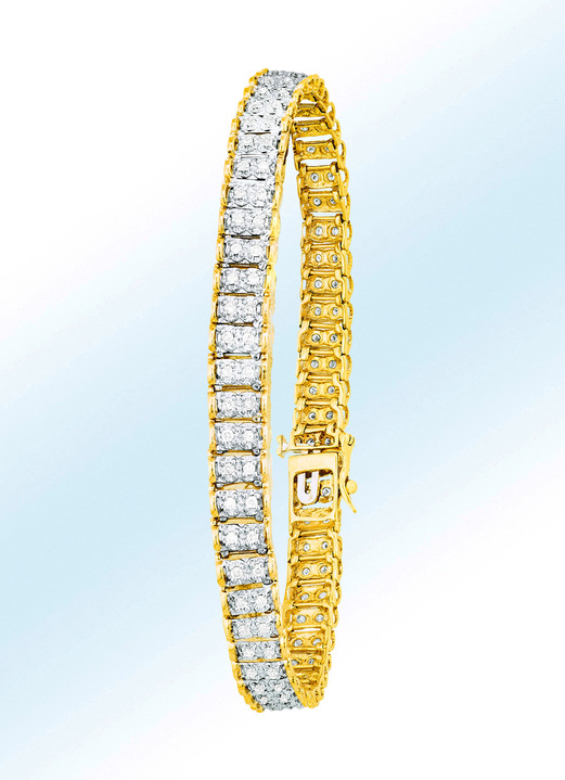 Armband in Bicolor mit Brillanten - Damen-Diamantschmuck | BADER