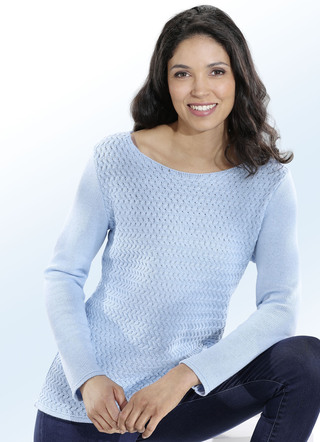 Pullover mit nachhaltig recycelter Baumwolle