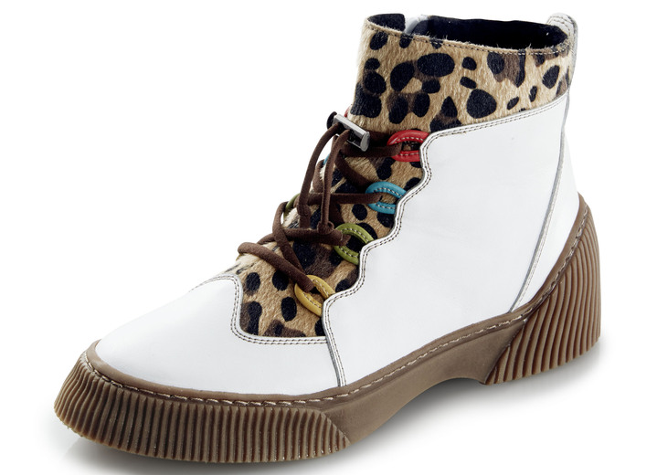 Interessante Stiefelette in 2 Farben mit herausnehmbarem Fußbett, Weite G -  Schuhe | BADER