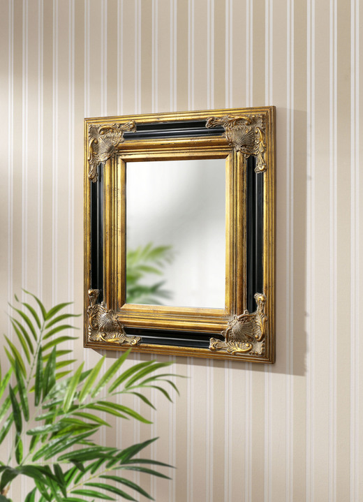 Spiegel, Rahmen mit echtem Blattgold - Garderobenmöbel | BADER