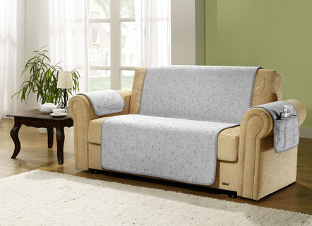 Sessel-,Couch- und Armlehnenschoner mit wärmender Wendeseite