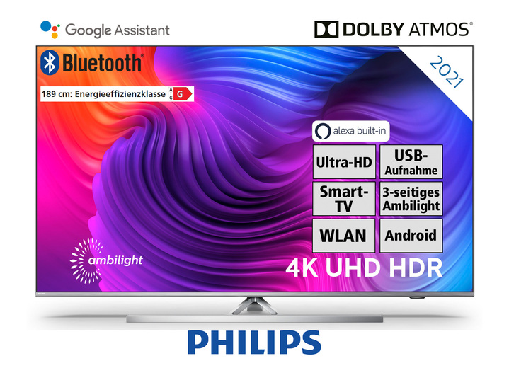 Philips 4K-Ultra-HD-Ambilight-LED-Fernseher - Fernseher | BADER