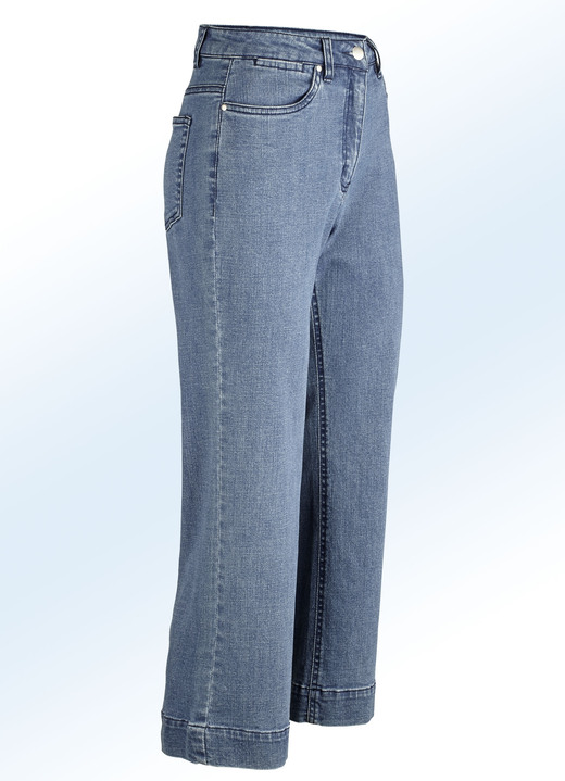 Jeans-Culotte in 5-Pocket-Form - Hosen | BADER