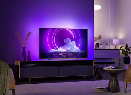 Philips 4K-Ultra-HD-Ambilight-LED-Fernseher, kompatibel mit DTS Play-Fi -  Fernseher | BADER