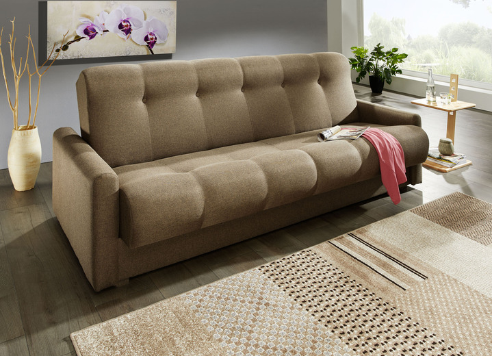 Klick-Klack-Sofa auf teilmassivem Holzgrundgestell - Polstermöbel | BADER