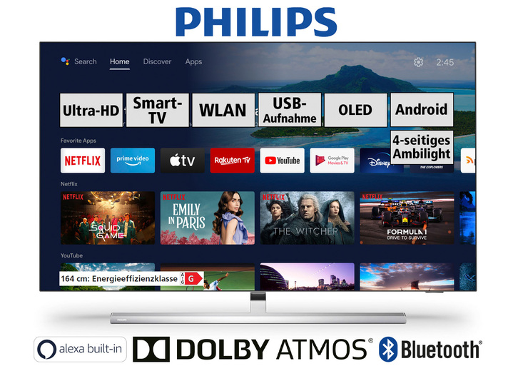 Philips 4K-Ultra-HD OLED-Fernseher - Fernseher | BADER