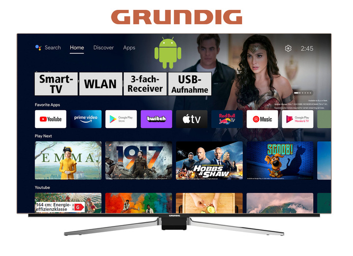 Grundig 4K-Ultra-HD-OLED-Fernseher mit WLAN - Fernseher | BADER