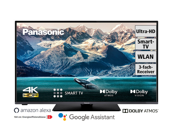 Ultraflacher Panasonic 4K-HDR Ultra-HD-LED-Fernseher - Fernseher | BADER