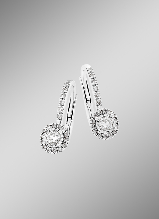 Edle Ohrringe mit Brillanten und Diamanten - Damen-Diamantschmuck | BADER