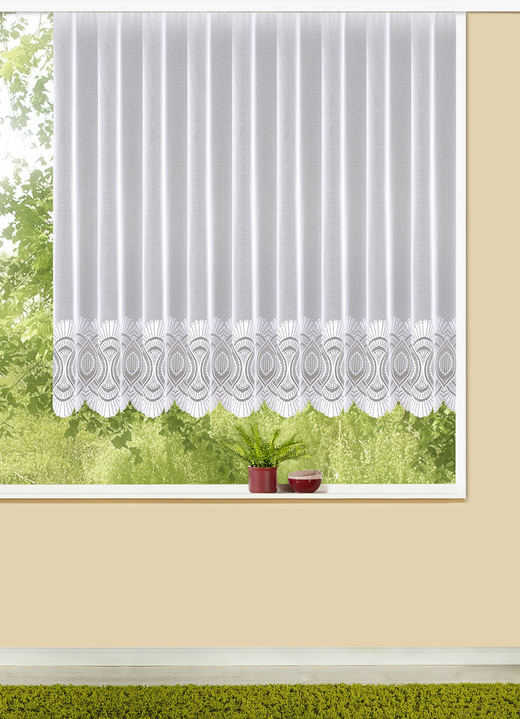 Blumenfenster-Store mit Universalschienenband - Gardinen | BADER