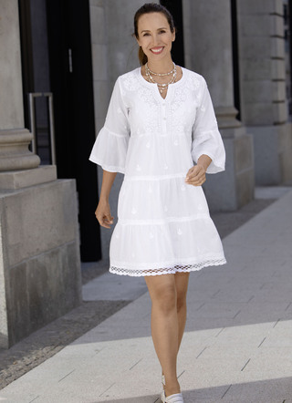 Sommerkleid in Weiß – jetzt online kaufen!