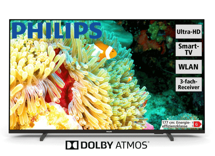 Philips 4K-Ultra-HD Smart-LED-Fernseher - Fernseher | BADER