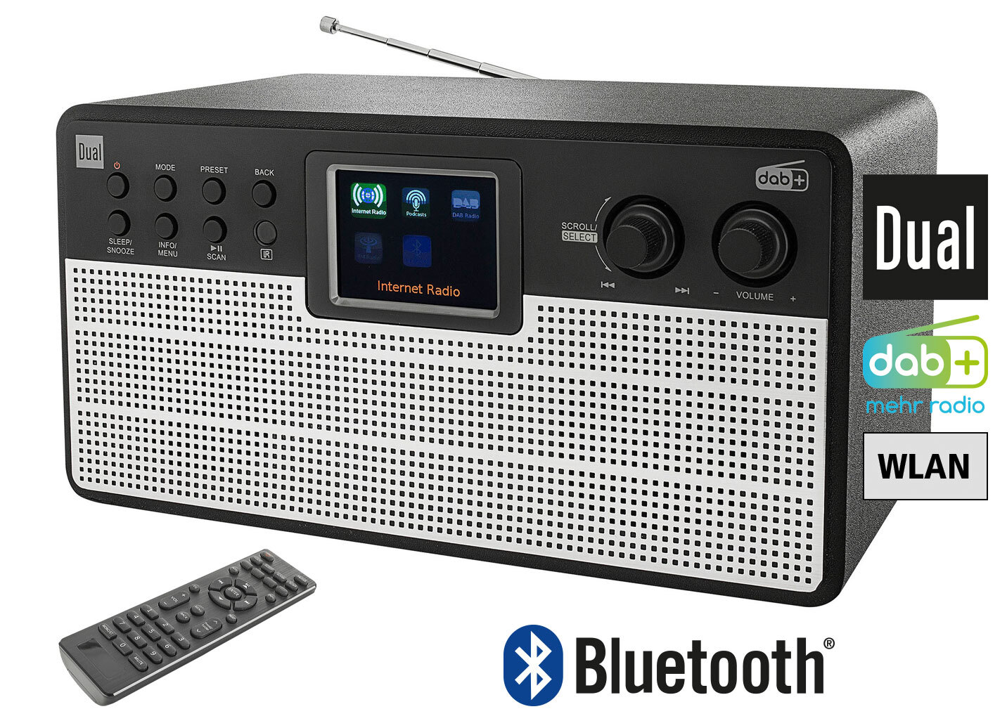 Dual Internet-Radio IR 100 Mit Fernbedienung - | BADER