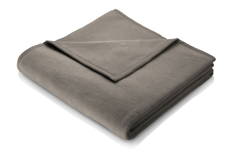 Decken - Kuschelig-weiche Schlafdecke Cotton Home, in Größe 225 (Schlafdecke, 150x200 cm) bis 325 (Schlafdecke, 150x220 cm), in Farbe TAUPE Ansicht 1