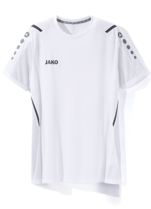 Freizeitshirts & -Kombinationen - T-Shirt von „Jako“ in 4 Farben, in Größe 3XL (58/60) bis XXL (56), in Farbe WEISS Ansicht 1