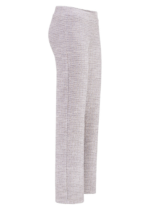Hosen in Schlupfform - Dezent schimmernde Hose, in Größe 018 bis 052, in Farbe ECRU-HELLBLAU-ROSA Ansicht 1