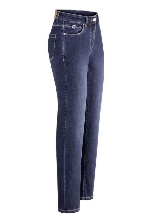 Hosen mit Knopf- und Reißverschluss - Jeans mit praktischer Handytasche, in Größe 017 bis 050, in Farbe DUNKELBLAU Ansicht 1
