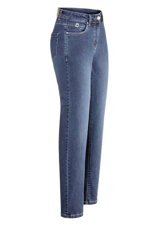 Hosen mit Knopf- und Reißverschluss - Jeans mit praktischer Handytasche, in Größe 017 bis 050, in Farbe JEANSBLAU Ansicht 1