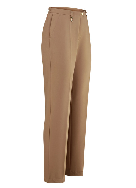 Hosen mit Knopf- und Reißverschluss - Klassische Hose, in Größe 019 bis 096, in Farbe CAMEL Ansicht 1