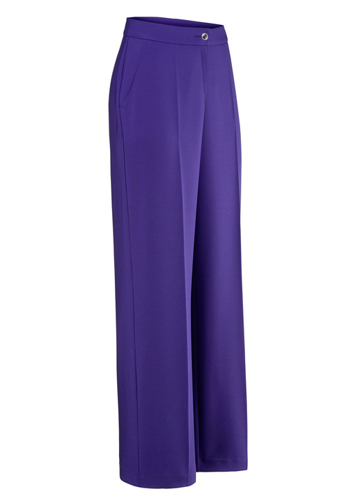 Hosen mit Knopf- und Reißverschluss - Hose in bequemer Weite, in Größe 018 bis 052, in Farbe ROYALBLAU Ansicht 1