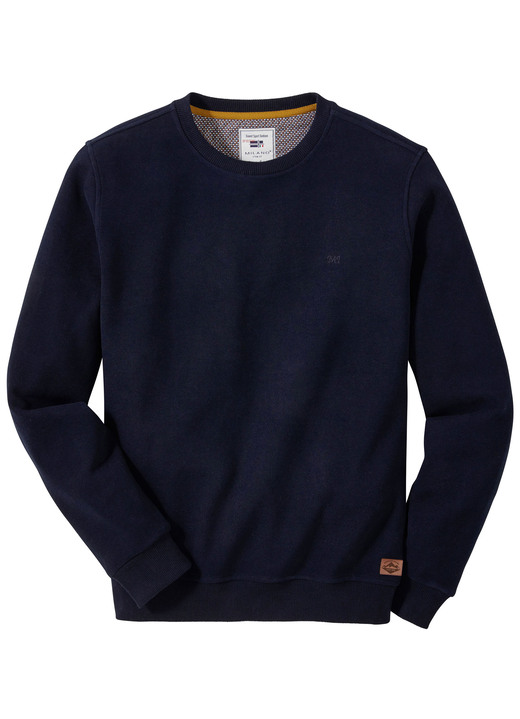 Sweatshirts - Sweatshirt von „Milano Italy“, in Größe 3XL (64/66) bis XXL (60/62), in Farbe MARINE Ansicht 1