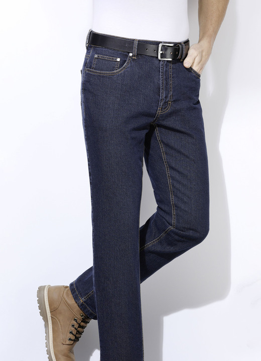 Jeans - Thermojeans in 3 Farben, in Größe 024 bis 064, in Farbe DUNKELJEANS Ansicht 1