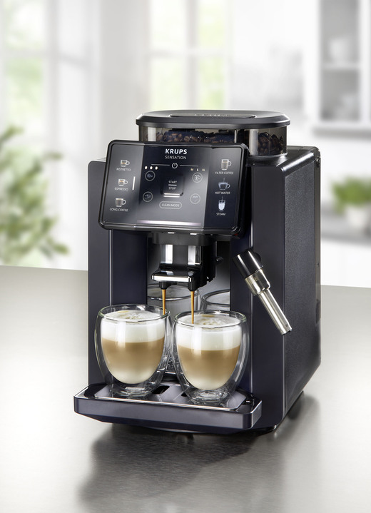 Kaffee-Vollautomaten & Espressomaschinen - Kaffeevollautomat von Krups, in Farbe SCHWARZ