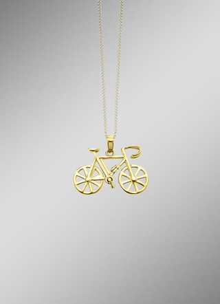 Fahrrad-Anhänger aus Gold