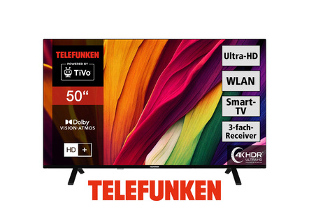 Telefunken XU50TO750S 4K-UHD LED Fernseher
